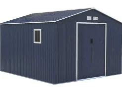 Abrigo De Jardim Archer Em Aco Galvanizado Cinzento - 12,99 M