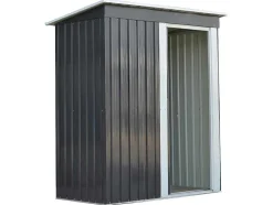 Abrigo De Jardim Em Aco Galvanizado Cinza 1,1 M - Biron