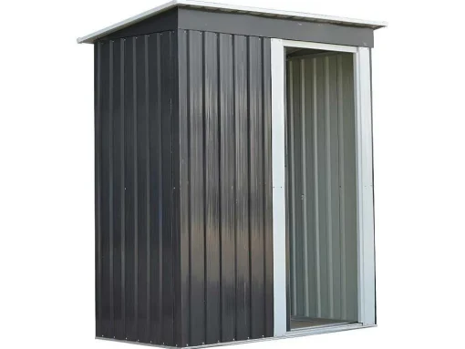 Abrigo De Jardim Em Aco Galvanizado Cinza 1,1 M - Biron