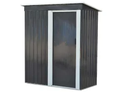 Abrigo De Jardim Em Aco Galvanizado Cinza 1,1 M - Biron