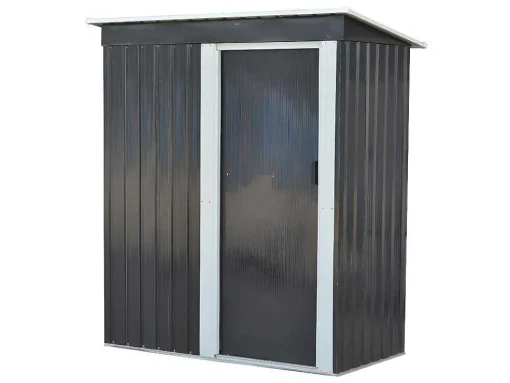 Abrigo De Jardim Em Aco Galvanizado Cinza 1,1 M - Biron