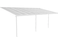 Abrigo Para Carro De Parede Em Aluminio 18,8 M Branco Alvaro