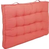 Almofada De Palete Em Algodao 80 X 120 X 12 Cm Cor Coral - Baila