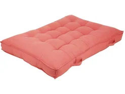 Almofada De Palete Em Algodao 80 X 120 X 12 Cm Cor Coral - Baila
