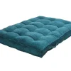 Almofada Para Paletes 120 X 80 X 10 Cm Veludo Canelado Azul - Baila