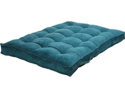 Almofada Para Paletes 120 X 80 X 10 Cm Veludo Canelado Azul - Baila