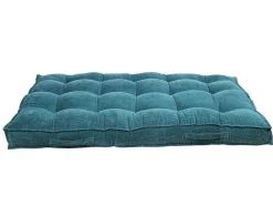 Almofada Para Paletes 120 X 80 X 10 Cm Veludo Canelado Azul - Baila