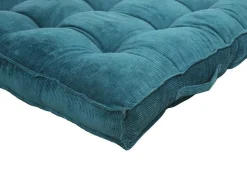 Almofada Para Paletes 120 X 80 X 10 Cm Veludo Canelado Azul - Baila