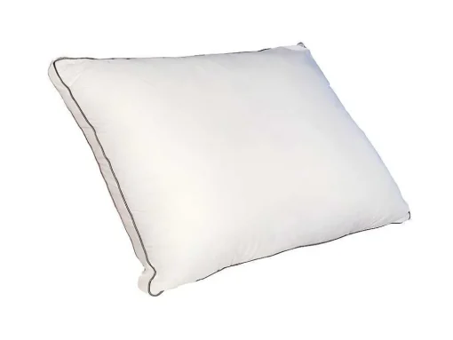 Almofada Sensacao Penas Em Percal De Algodao 91 Fios/Cm 50 X 70 Cm 700 G Branco - Auxence