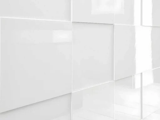 Aparador Alto Com 2 Portas Lacado A Branco - Calisto