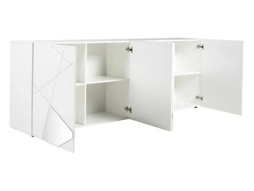 Aparador Com 4 Portas Lacado A Branco - Cantiano
