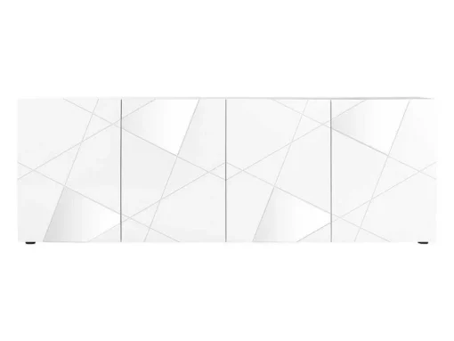 Aparador Com 4 Portas Lacado A Branco - Cantiano