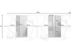 Aparador Com 4 Portas Lacado A Branco - Cantiano