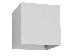 Aplique Led Aluminio D. 10 Cm X A. 10 Cm Branco - Paisley
