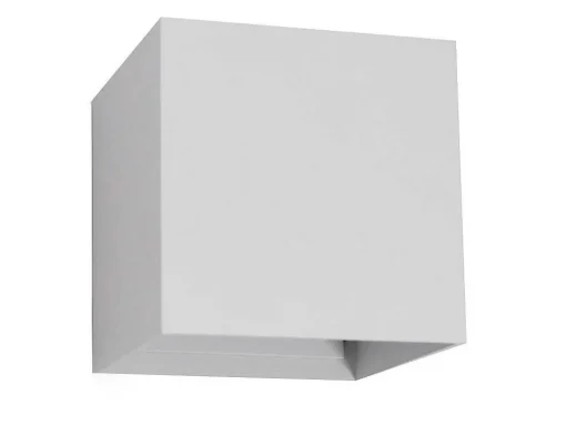 Aplique Led Aluminio D. 10 Cm X A. 10 Cm Branco - Paisley