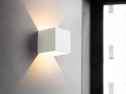 Aplique Led Aluminio D. 10 Cm X A. 10 Cm Branco - Paisley