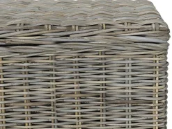 Arca De Arrumação Em Kubu De C130 X L45 X A44 Cm Cor Cinza Natural - Gao