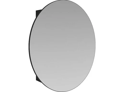 Armário De Parede Oval Com Espelho Preto - Ruri