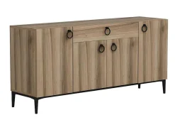 Armário Multiusos Moon, Noz, 160X42X75 Cm, Epikasa