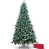 Arvore De Natal Luxuosa 210 Cm Efeito Neve