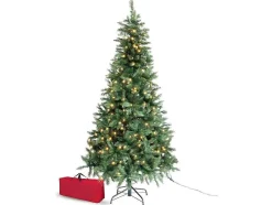 Arvore De Natal Realista Com Leds Integrados 240 Cm