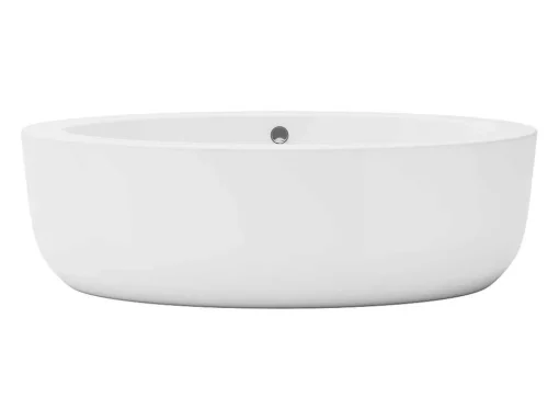 Banheira Clássica Oval 251 L, 185X90X58 Cm, Acrilico Branco - Marmati