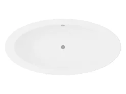 Banheira Clássica Oval 251 L, 185X90X58 Cm, Acrilico Branco - Marmati