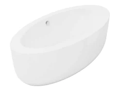 Banheira Clássica Oval 251 L, 185X90X58 Cm, Acrilico Branco - Marmati