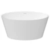 Banheira Clássica Redonda Em Acrilico, Branco Fosco, 354 L, 135 X 135 X 60 Cm - Losana