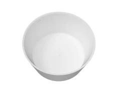 Banheira Clássica Redonda Em Acrilico, Branco Fosco, 354 L, 135 X 135 X 60 Cm - Losana