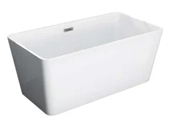Banheira Clássica Retangular De 208 L Dimensoes 150 X 70 X 55 Cm Cor Branco Em Acrilico - Spicara