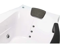 Banheira De Hidromassagem 180 X 96 Cm Com Vidro Frontal 9 Jactos - Jasmine