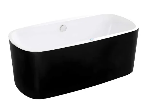 Banheira De Hidromassagem Com Leds Sirgao - 1 Péssoa - 155L - 75X150 Cm - Preta