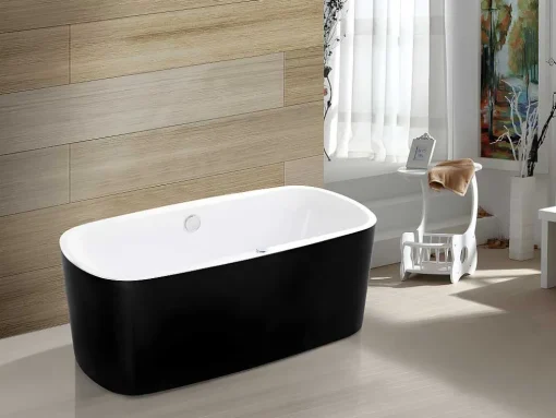 Banheira De Hidromassagem Com Leds Sirgao - 1 Péssoa - 155L - 75X150 Cm - Preta