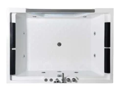 Banheira Hidromassagem 170 X 120 Cm 8 Jatos Com Vidro Panorâmico - Amber