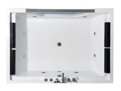Banheira Hidromassagem 170 X 120 Cm 8 Jatos Com Vidro Panorâmico - Amber