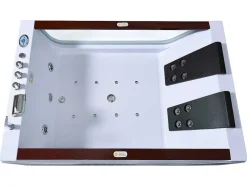 Banheira Hidromassagem Branca 180 X 120 Cm 18 Jatos - Pearl