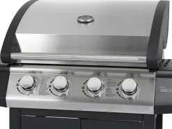Barbecue A Gas Com 4 Bicos E 1 Fogao Lateral 143X54X115 Cm - Smoky
