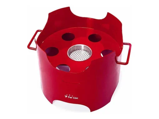 Barbecue A L'Ethanol 0.5L En Acier Rouge