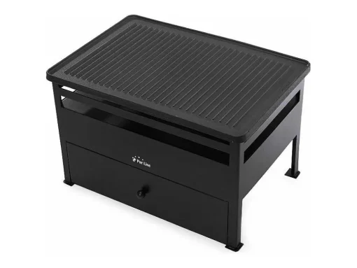 Barbecue A L'Ethanol 1.5L En Acier Noir