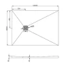 Base De Duche Para Ladrilhar Delos 1200X900X40 Mm