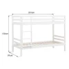 Beliche Para Crianças 190X90Cm Branco Amber