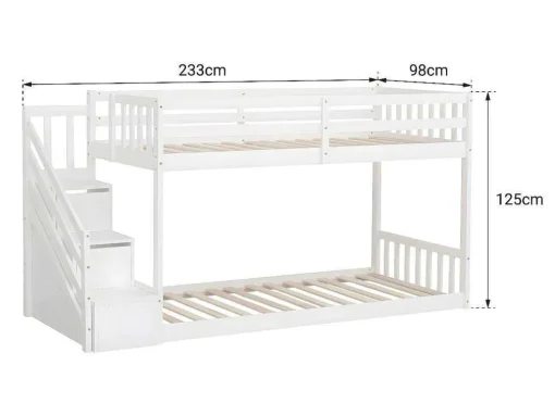 Beliche Para Crianças 190X90Cm Celestino Branco