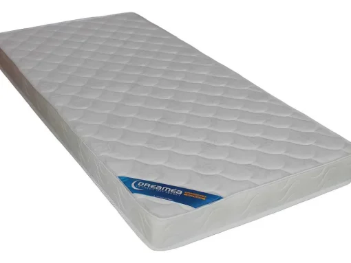 Beliche Reversivel De 2 X 90 X 190 Cm Com Espacos De Arrumação Integrados Cor Carvalho E Branco + Colchão - Ricardo