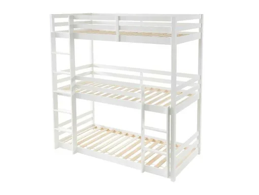 Beliche Triplo De 3 X 90 X 200 Cm Em Pinho Cor Branco - Vagar