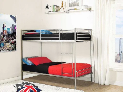 Beliche 2X90X190 Cm Prateado - Doutis Ii