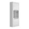 Biblioteca Com 2 Portas E 3 Nichos Cor Branco - Evan