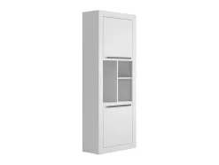 Biblioteca Com 2 Portas E 3 Nichos Cor Branco - Evan