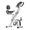 Bicicleta De Exercicio Dobravel 3 Em 1, Bicicleta De Fitness Reclinada Magnetica X-Bike Com Resistencia Ajustavel De 8 Niveis Para Treino De Ginasio Em Casa