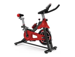 Bicicleta De Spinning Com Assento E Guiador Ajustaveis, Bicicleta De Exercicio Com Resistencia Ajustavel E Ecra Lcd